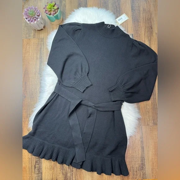 Paige Julita Long Sleeve Sweater Mini Dress - Picture 4 of 8